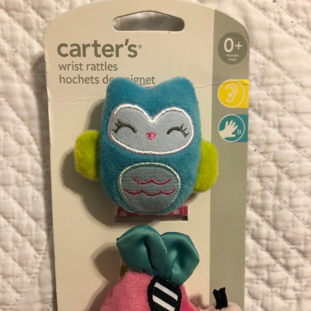 Brand new Carters wrist rattles